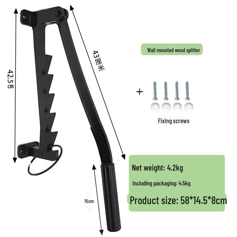 Outdoor Manual Firewood Splitter - Household Wood Splitting Tool