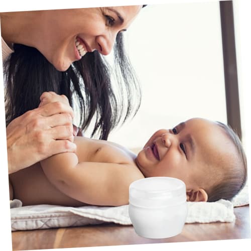 Beavorty 2-Pack Plush Baby Powder Puffs, Automatic Powder Sprayer with Handle, Dehumidifying, Comfortable for Skin