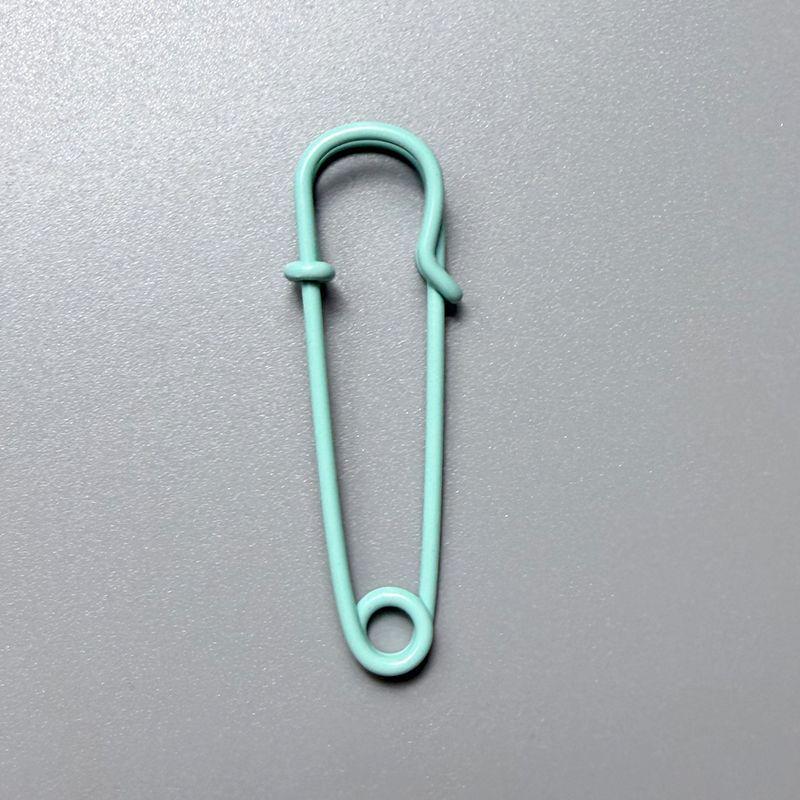 Colorful DIY Brooch Decoration: 75mm Safety Fixing Pin for Clothes