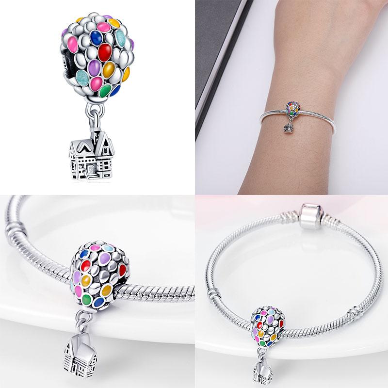 Marvel Disney Snow White Tree Elf Mickey 925 Silver Charms for DIY Jewelry Making Women Gift Bracelet