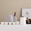 Portable Travel Tea Set: Minimalist Outdoor Kung Fu Style with One Pot and Six Cups