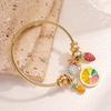 1PC Women's Fashion Pan Family Multi Element Summer Fruit Beaded Bracelet, Date, Travel Banquet, Party, Festival Dressing Gifts