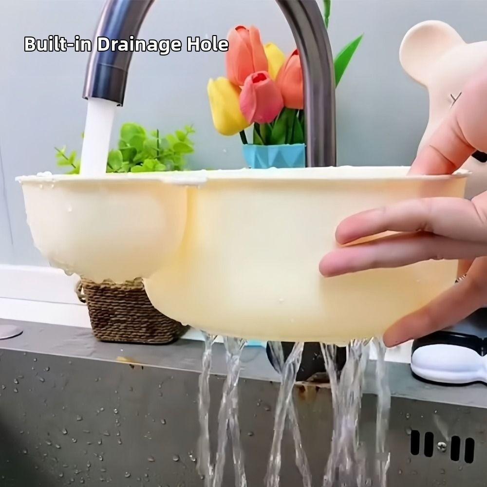 Snail Shape Vegetable Washing Basin Creative Fruit Storage Basket  Fruit Strainer