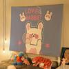Cute Bear Rabbit Hanging Cloth Home Wall Decoration Tapestry Office Living Room Tapestry