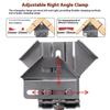 1/2 Peças Grampos de Estrutura Ajustáveis em Aço Inoxidável Grampo de Canto Aberto/Fechado Acessório para Marcenaria Clipe de Fixação para Marcenaria de 90 Graus