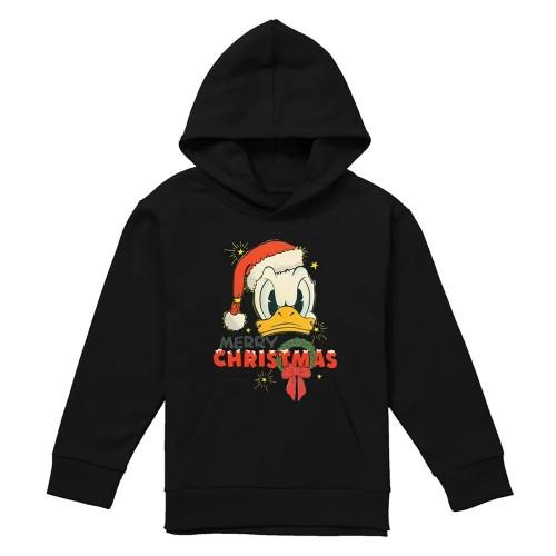 Donald Duck Childrens/Kids Merry Christmas Hoodie