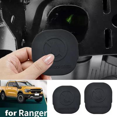 2 VNT. Ford Ranger 2025~2025 Galinės ašies guminis apsauginis dangtelis Galinio rėmo sijos sandarinimo smėliui atsparus kilimėlis Priedai
