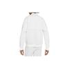 Nike Sportswear Logo Embroidered Breathable Zip Jacket Men Jackets White CW0300-100