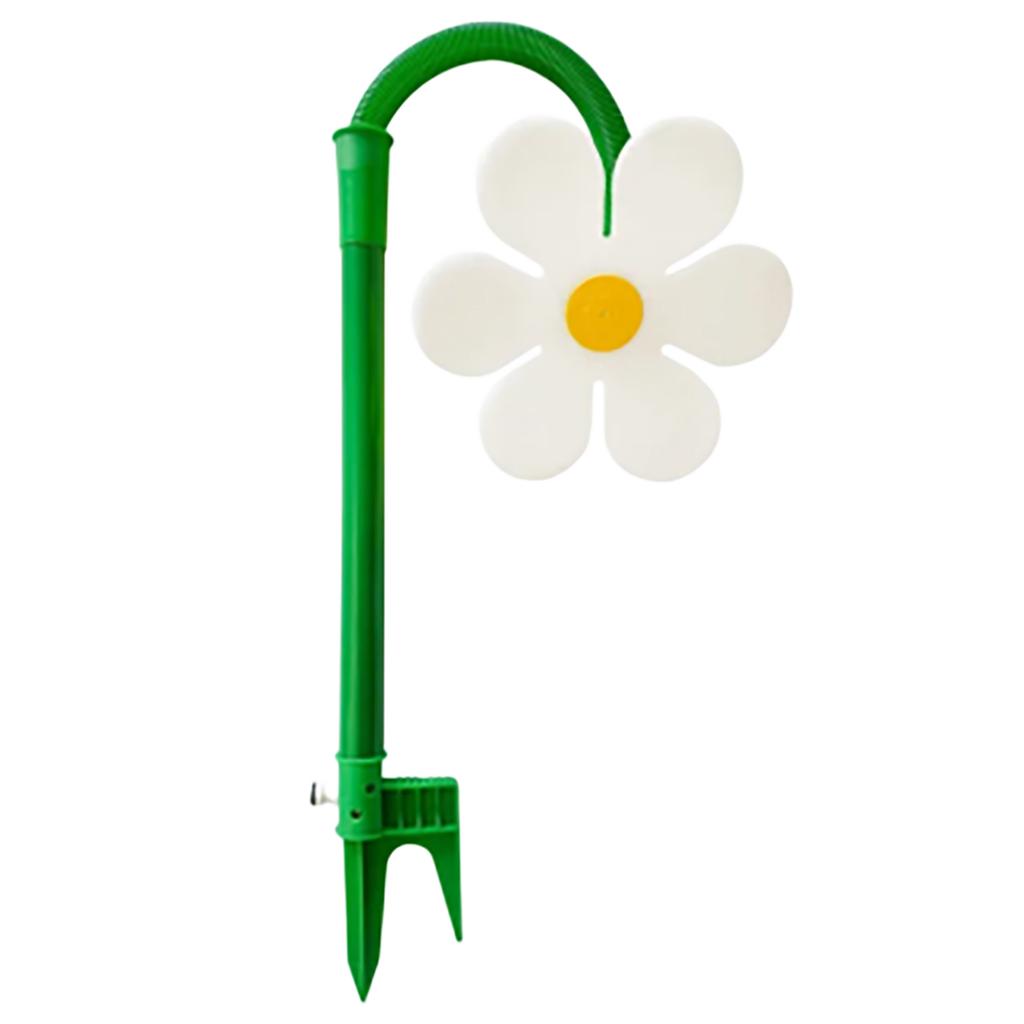 360° Rotating Flower Shape Dancing Daisy Sprinkler Crazy Spin Water Sprayer Garden Sprinkler for Garden Watering System