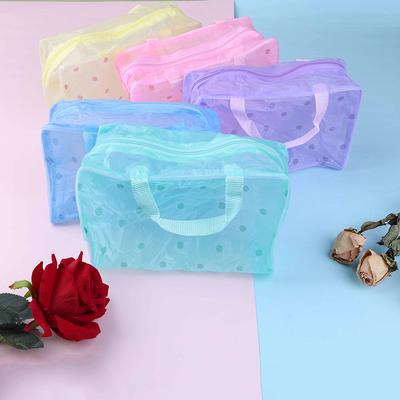 Klare Transparente Plastik Pvc Reise Make-up Tasche Kosmetik Toilettenartikel Reißverschlusstasche Beutel