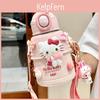 Hello Kitty Kids Insulated Water Bottle With Lock And Straw For School Use