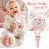 Baby Handheld Rattle Stick Toy for Grasping and Soothing Play