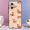Cartoon Foxes Animal Funda For OPPO Reno 11 F 12F 13F 14F 10 12 13 14 Pro 7 8 Lite OPPO Find X9 X6 X5 X8 Pro Case