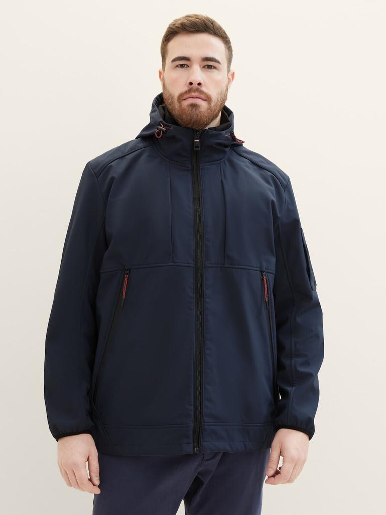 Демисезонная куртка Tom Tailor Plus - Softshell Jacke (1041095) sky captain blue