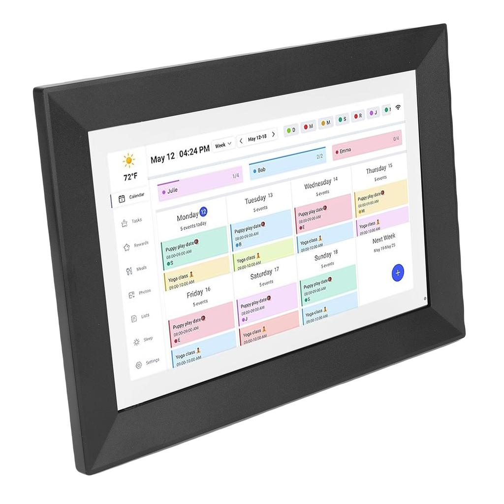 WiFi Smart Digital Calendar 10.1 Inch Touchscreen Interactive Display 2 Way Sync Desktop Wall Mounted Digital Calendar