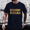 Groom Squad Best Man T Shirt EVG Team Future Groom Tees Single Farewell Bachelor Stag Party Tshirt Engaged Wedding Graphic Tops
