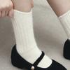 LOEIL Basic Pastel Angora Socks - 5 Colors