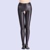 Japanische Satin Damen Feinstrumpfhose Öl Glänzend Glitzer Strumpfhose Glänzend Seidig Glatt Sexy Offener Schritt Leggings Party Club Kleidung