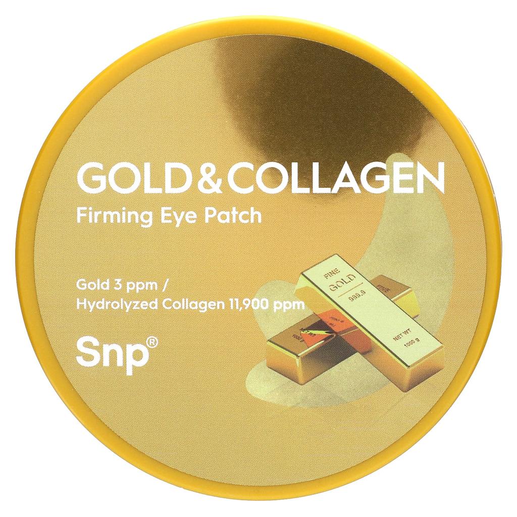 SNP Zpevňující náplast na oči Gold & Collagen, 60 listů, 1,25g (0,04 oz) každý