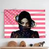 M-Michael J-Jackson MJ Tapestry Banner, King of Pop Wall Decor Flag for Bedroom Living Room Bar Restaurant Outdoor Party Gift
