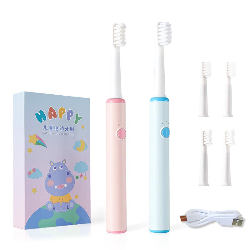 

Детская электрическая зубная щетка с аккумулятором DuPont Soft Bristle Brush Sonic Electric Toothbrush