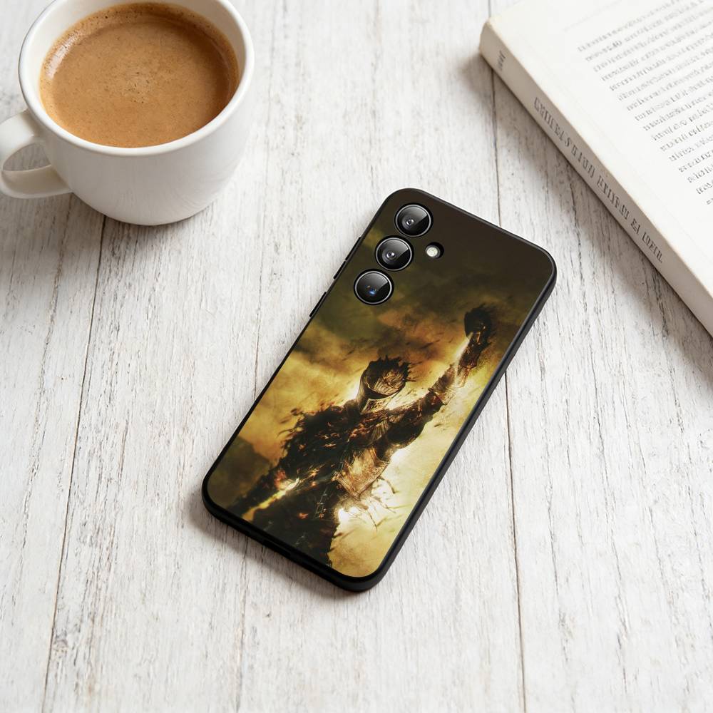 D-Dark S-Souls  Phone Case Black Silicone Soft For Samsung Galaxy A73,A72,A71,A70,A53,A52,A51