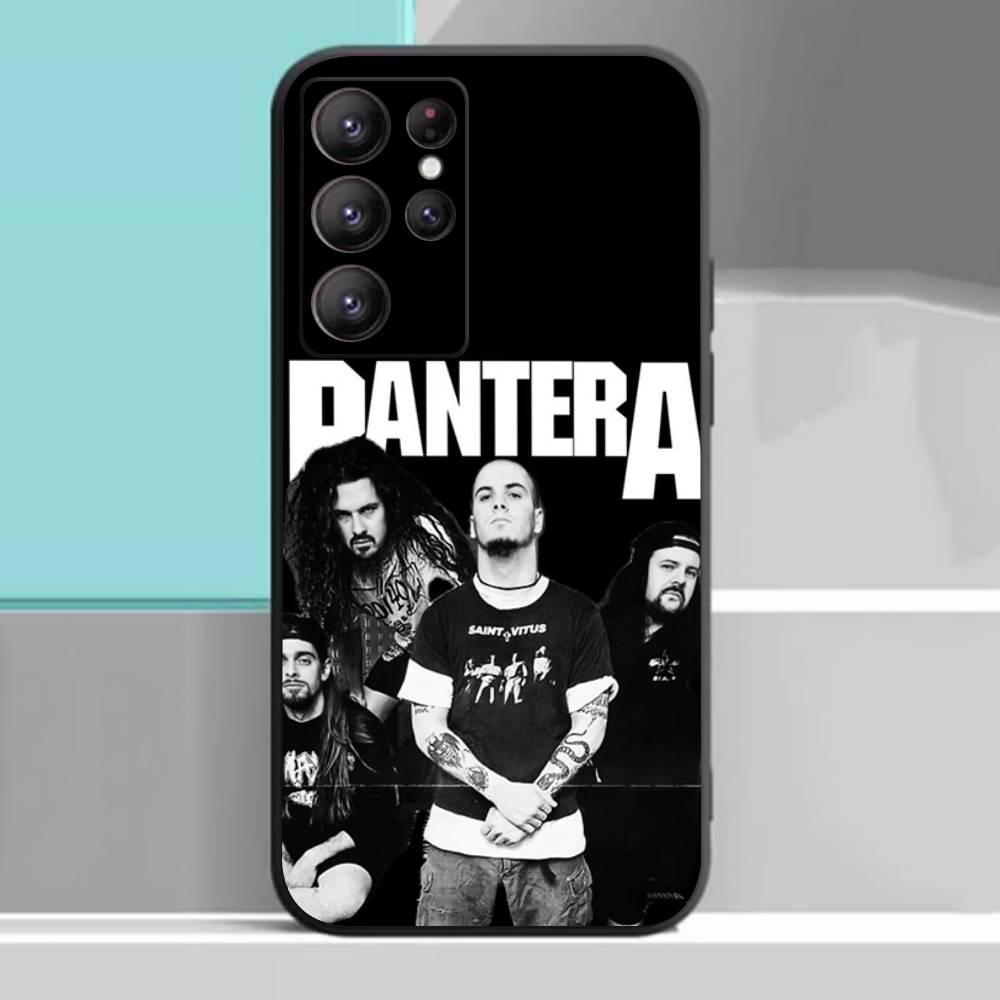 P-Pantera Musikband Handyhülle Für Samsung S 24 fe 25 Ultra plus 20 lite 21 30 22 23 24 22 Ultra 5G Fundas