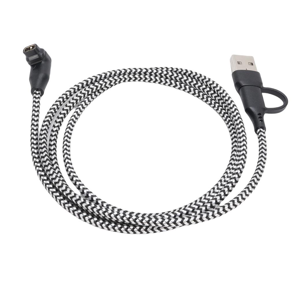 USB and Type C Charging Cable Fit for COROS PACE Pro Smartwatch 1m Length 2 in 1 USB A and C Charging Cord