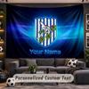 Wall Hanging Tapestry Custom NameWest Bromwich Albion Pattern Personalized Printed Fabric Wall Decor