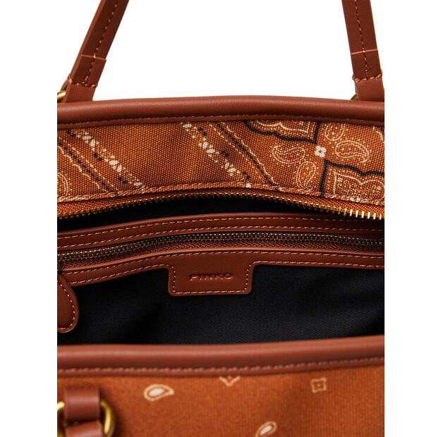 Bag PINKO Shopper Classic PE 25 PLTT 104899 A2AS Brown