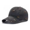 Spring and Autumn New Fashion Puppy Embroidery Soft Top Baseball Cap Men's and Women's Street Retro Old Cap Washed Hat