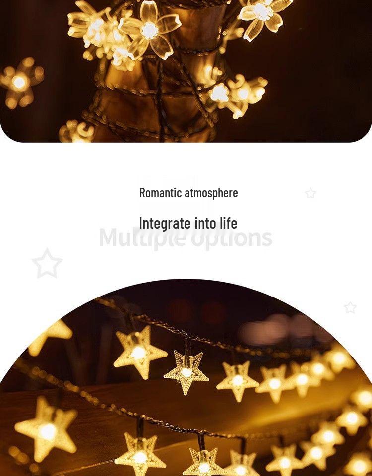 LED Solar Bubble Ball String Lights for Outdoor Ambiance