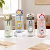 Water bottle plastic water cup Tritan new summer cute boys and girls high value drink cup portable straw children