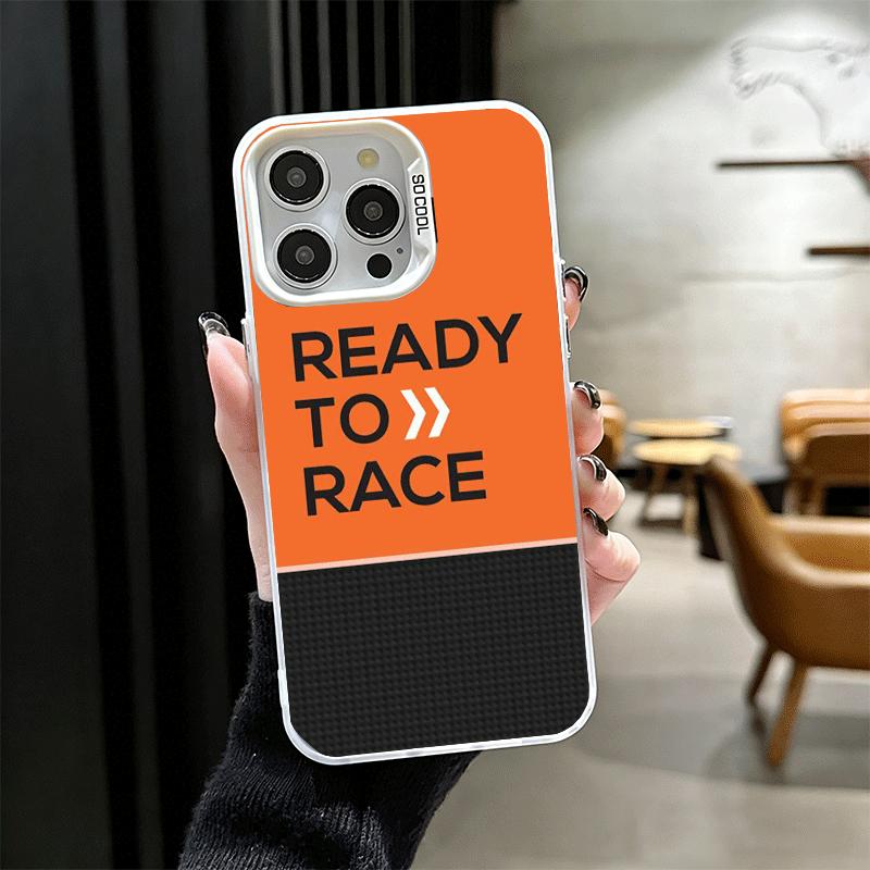 Ready To Race Shockproof Phone Case for iPhone 17 Air 16 16E 15 Pro Max 14 Plus 13 Mini 12 Back Cover Anti Fall Fundas