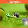 Cute Cartoon Resin Hedgehog Figurines For Diy Terrarium Decor And Ecological Bottles In Assorted Colors