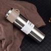 500ML 3-Tassen-Deckel Outdoor Heißwasser Thermoisolierung Neue Edelstahl-Vakuumflasche Geschenkset Thermoskanne Business-Stil