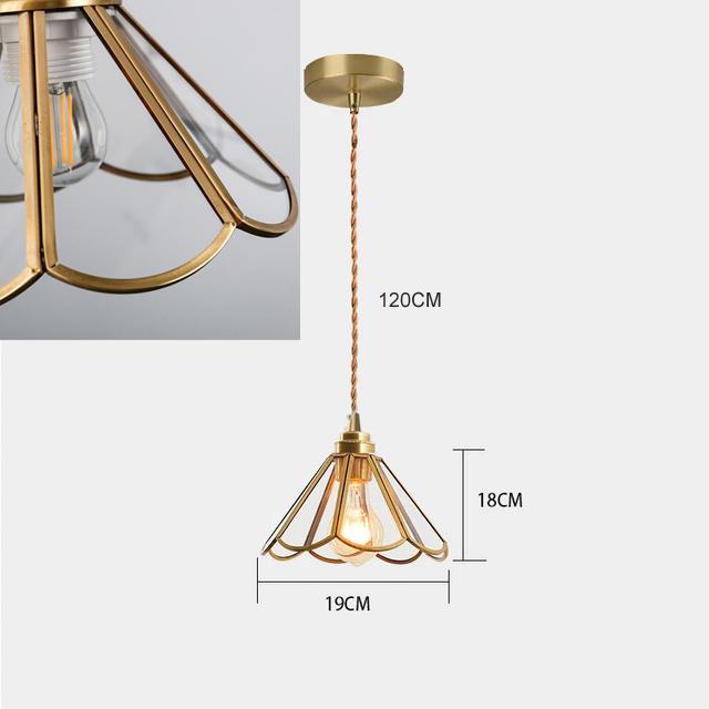 Nordic Retro Glass Pendant Light Green Hanging Lamp Living Room Decor Luminaire Hall Bedroom Dining Room Indoor Fixture Lustre