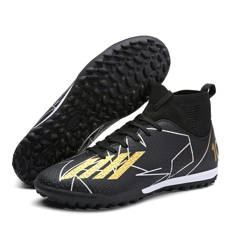 Jugendfußballschuhe Herren- und Damen-Lang- und Kurznägel Outdoor-Rasen-Sneaker Professionelle Wettkampf-Verschleiß-Trainingsschuhe Fabrikhaar