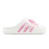 Adidas ADILETTE CLOGS Abrasion Resistant Closed Toe Slippers Unisex White Pink JH9849(Team1311-ad)