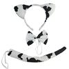 Cattle Cosplay Costume Set for Women, Girl Halloween Dress up,Child Animal Dress up Outfits for Birthday Party Halloween