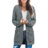 Ladies Long Sleeve Sweaters Cardigans Knitted Outerwear Coats for Women Autumn Winter