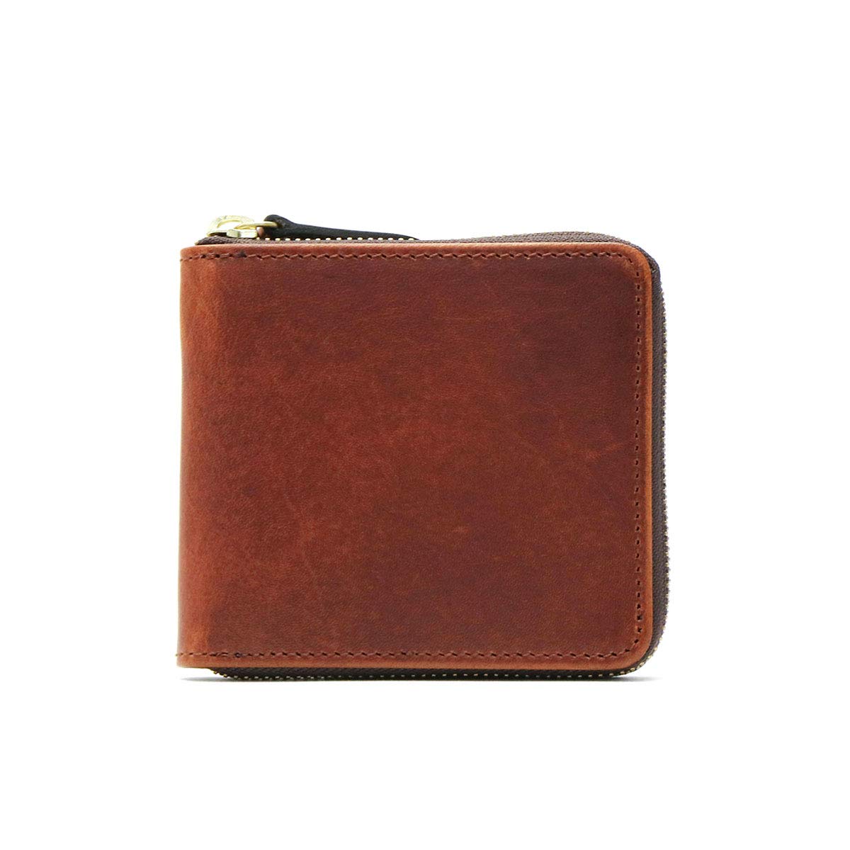 

Herbie round short wallet bifold wallet SO660G [Slow] REDBROWN/25