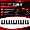 12PCS M2*5 Car Key Fob Screws Replacement OEM#35116-SDA-A11,Stainless Steel Key Fob Repair Kit Compatible with Honda Accord Odyssey,Keys Shell Screws