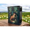 400 Pages - Grimoire Fox Leather Journal Blank Spell Book of Shadows Fat Journal - Handmade Paper Vintage Journal for Women