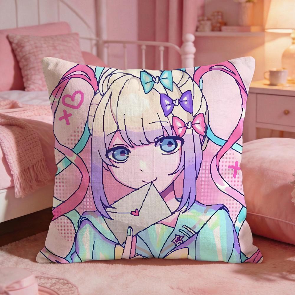 nNEEDY GIRL OVERDOSEs Cushion Cover Premium Comfort Reversible Pillow Cove Two In One Design for Any Room Car Interior