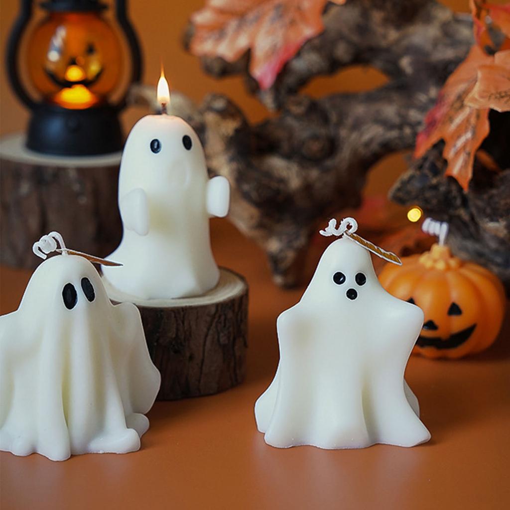 Spectre Silicone Chocolate Molds Cake Molds Fondant Molds Halloween Themed Candle Molds for Epoxy Resin Candle Soap