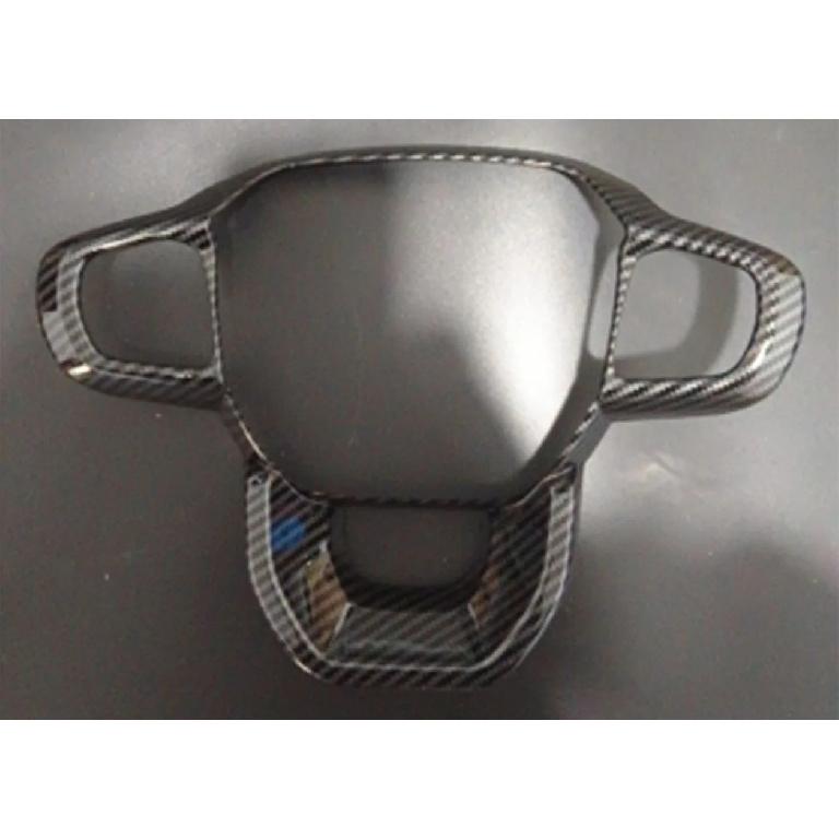For Ford Ranger 2023 2024 Car Accessories Carbon Fiber Steering Wheel Strip Cover Trim  Auto Parts  Protector Sticker Carbon Fiber