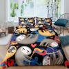 Floral Sloth Cartoon Cute Sloth Duvet Cover Flowers Sloth Animal Cover Kids Boys Girls Gifts Bedding Sets for Bedroom Decortion