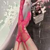 Man Desire Sex Stockings Fishnet Socks Black Side Mesh Retro Rose Sexy Hollow Stockings Pantyhose 4022