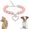 Elegant Pearl Necklace Cat and Dog Jewelry Pet Accessories Pendants Necklaces Collar Pet Collar